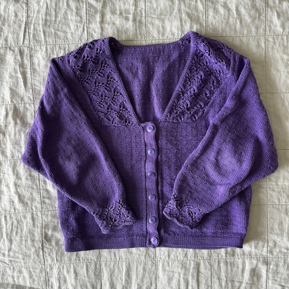 Handknit | Whimsical Cardigan XS